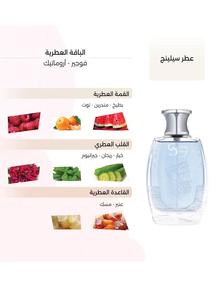 DERAAH عطر ديراه للسفن للرجال من H2O 100 مل - Image 4